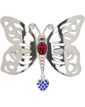 Chopova Lowena Cut Out Butterfly Hair Clip - Multicolour