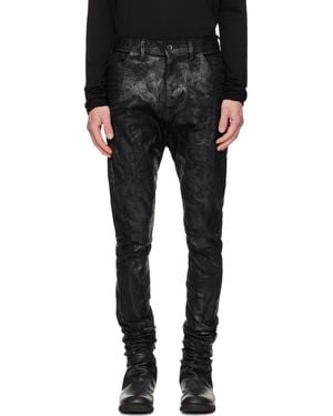 Julius Coated Bending Skinny Jeans - Black