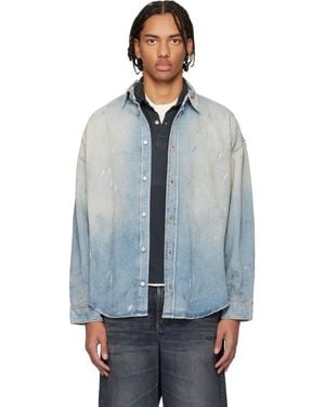 Acne Studios Faded Denim Shirt - Blue
