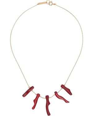 Isabel Marant Collier Jolan Doré - Rouge