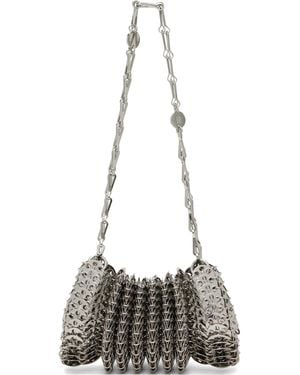 Rabanne Brass Shoulder Bag - Grey