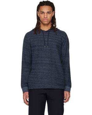 Vince ネイビー サーマル フーディ - ブルー