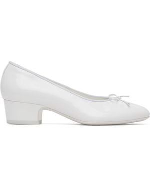Sandy Liang Ballet Pump 40 Heels - White