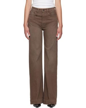 R13 Flared Jeans - Brown