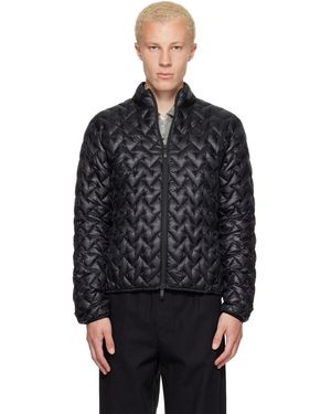 Moncler Blouson Gamma Noir Rembourré En Duvet