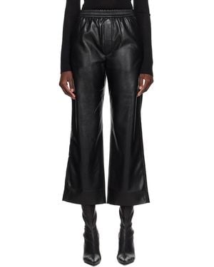 Nanushka Odessa Vegan Leather Trousers - Black