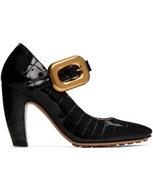 Bottega Veneta Black Mostra Mary-jane Heels