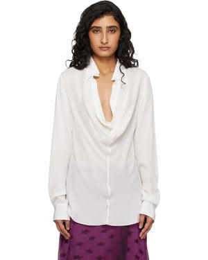 Acne Studios Silk Blouse - White