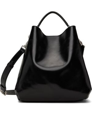 Dries Van Noten Leather Bag - Black