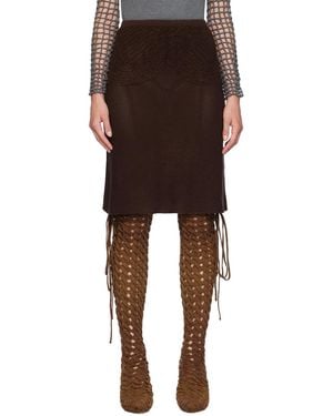 Isa Boulder Sweetheart Midi Skirt - Black