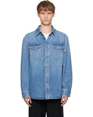 Bottega Veneta Faded Denim Shirt - Blue