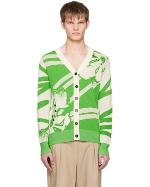 Feng Chen Wang Floral Cardigan - Green