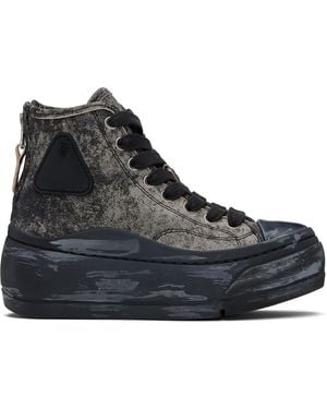 R13 Kurt High Top Trainers - Black