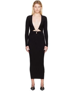 Wynn Hamlyn Linda Maxi Dress - Black