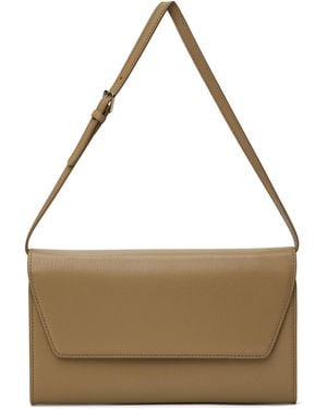 The Row Burgundy Evening Clutch in Brown Lyst UK