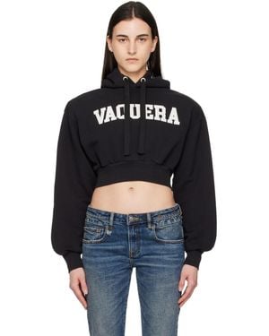 VAQUERA Shoulder Pad Hoodie - Black