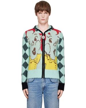 Chopova Lowena Happy Girl Hoodie - Blue
