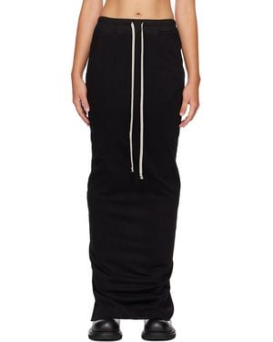 Rick Owens Tower Pull On Pillar Maxi Skirt - Black