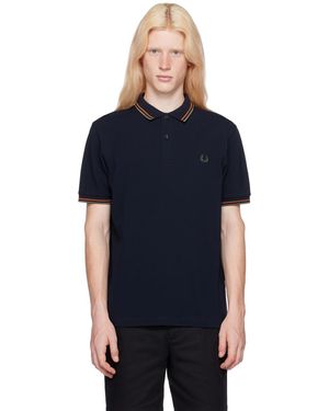 Fred Perry F Perry ネイビー The F Perry ポロシャツ - ブルー