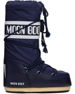 Moon Boot Icon Nylon Boots - Blue