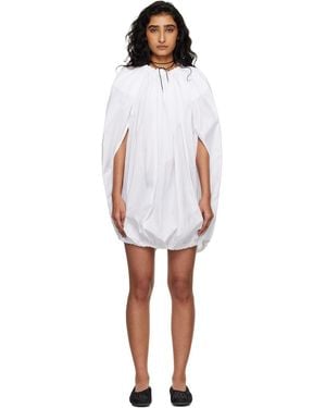 Comme des Garçons Cotton Broad Midi Dress - Black