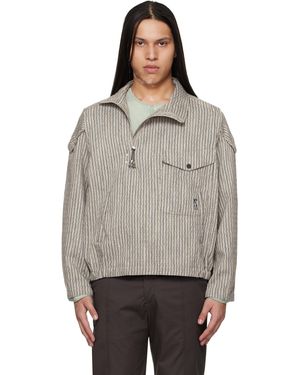 Kiko Kostadinov Blouson De Style Pull Farkas Brun - Gris