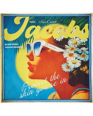 Marc Jacobs Sun Poster Silk Scarf - Multicolor
