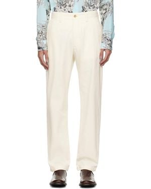 NN07 Off- Alex 1802 Trousers - White