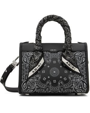 Amiri Bandana Micro Triangle Bag - Black