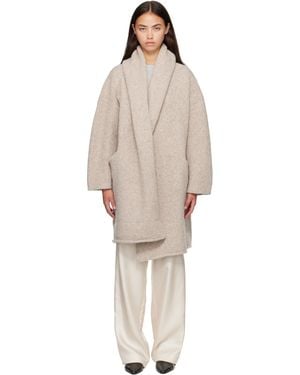 Lauren Manoogian Off- Capote Coat - Natural
