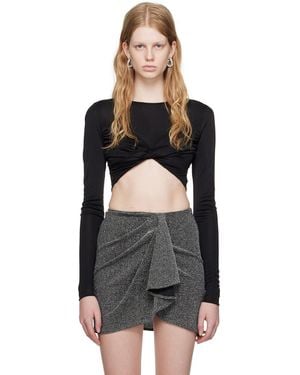 Isabel Marant Black Jinea Long Sleeve T-shirt