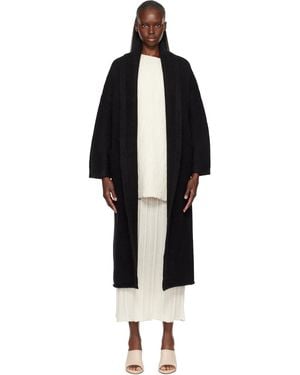 Lauren Manoogian Long Shawl Cardigan - Black