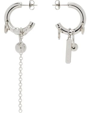 Justine Clenquet Evie Earrings - White