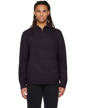 Vince Pull mélange mauve - Noir