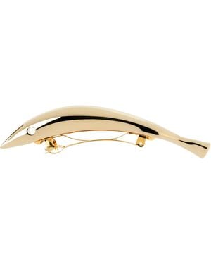 Bottega Veneta Sardine Hair Clip - Metallic