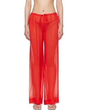Paloma Wool Nag-Nag Lounge Trousers - Red