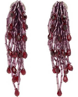 Kiko Kostadinov Cowen Beaded Earrings - Red