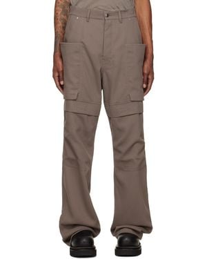 Rick Owens Tower Stefan Cargo Trousers - Brown