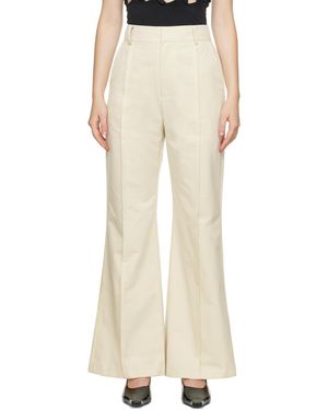 Third Form Pantalon Line Through Blanc Cassé - Neutre