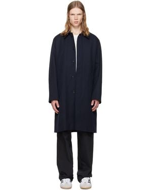 A.P.C. Hugo Mac Coat - Blue