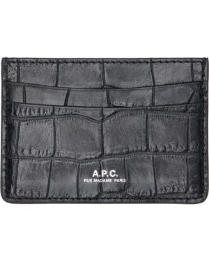 A.P.C. André Card Holder - Black