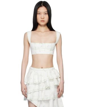 YUHAN WANG Ssense Exclusive Denim Top - Multicolour