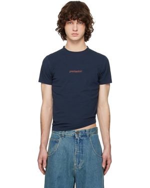 Vetements 'Pornstar' Fitted T-Shirt - Blue