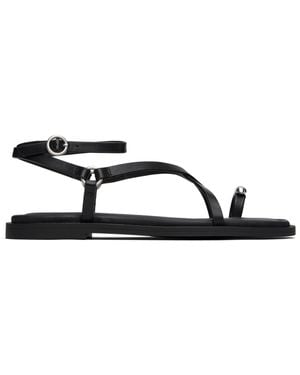 Rag & Bone Geo Toe Ring Sandals - Black