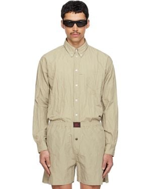 Willy Chavarria Taupe Veterano Shirt - Natural