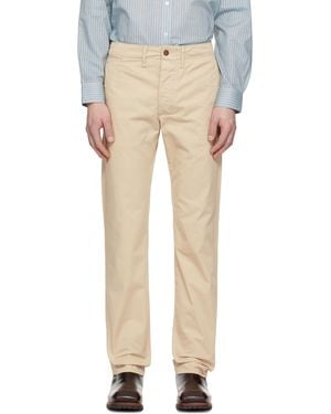 RRL Off- Chino Officer's Trousers - Natural
