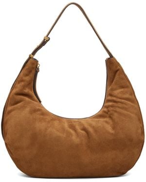 Rag & Bone Hudson Large Suede Bag - Brown