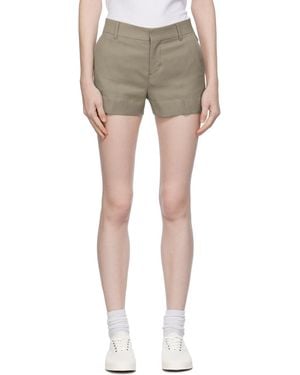 Ami Paris Creased Shorts - Multicolor