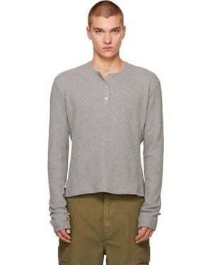 Carrera Lis Long-Sleeve Henley - Gray