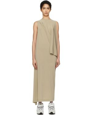 Issey Miyake Drape Jersey 48 Maxi Dress - Black